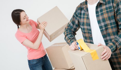 Example of a Barbican apartment move priced by cubic yards