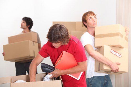 Local removals service for commercial moves near Barbican