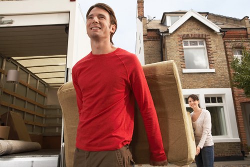 Packing and transporting furniture for a Barbican home or office move