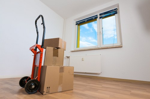 Office team coordinating a central London move near Barbican
