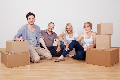 Professional van service handling furniture in Barbican