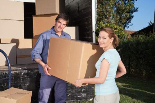 Local removal company transporting household furniture in Barbican