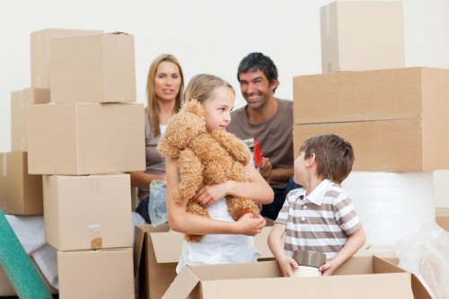 Local removals team handling access challenges in Barbican